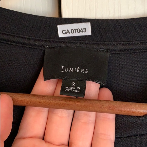 Small black t-shirt dress from Lumiere. - Picture 6 of 6